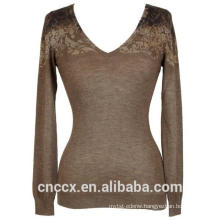 15STC1006 V neck cashmere sweater